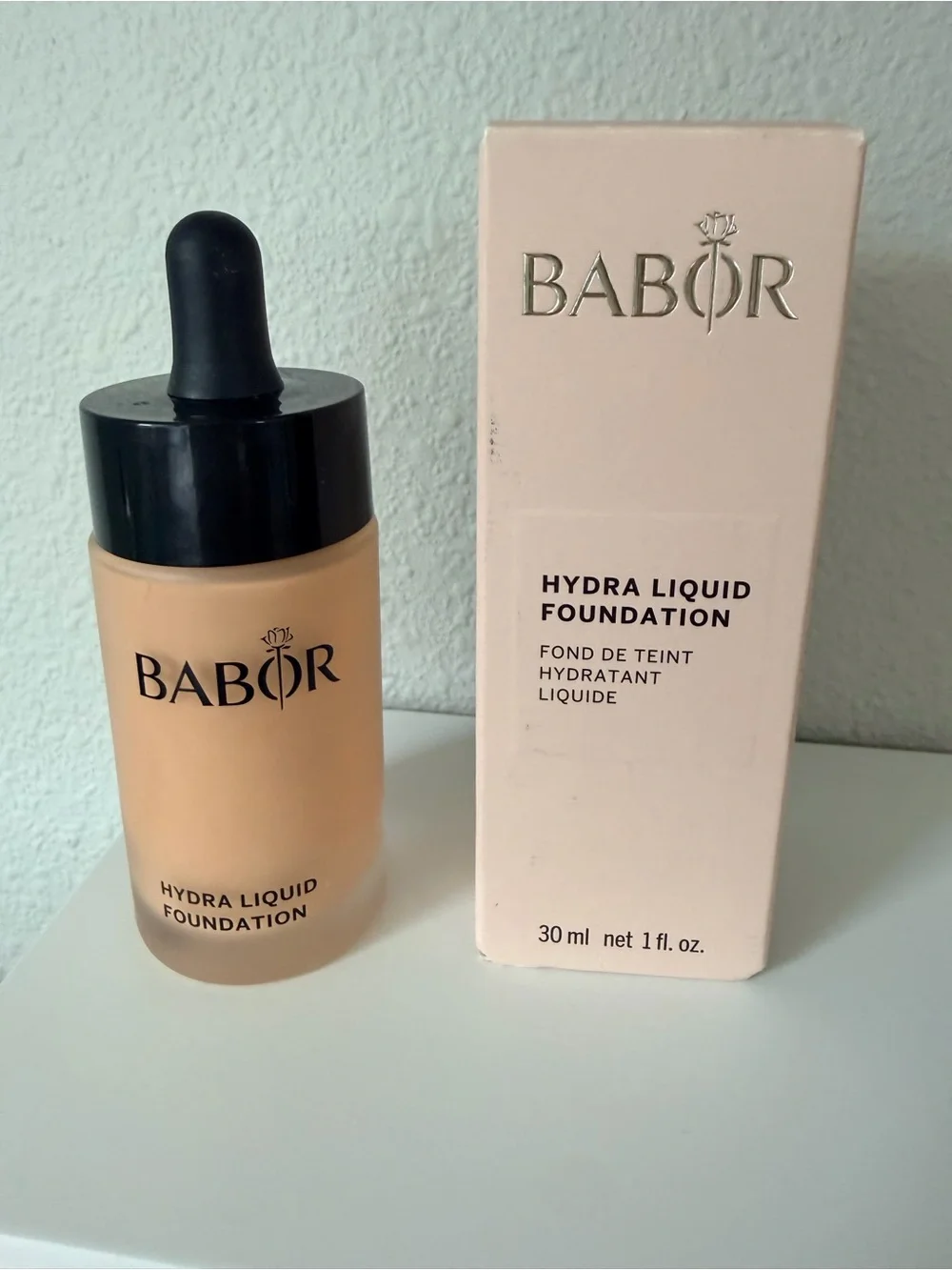 BABOR Hydro Liquid Foundation in 03 Peach Vanilla - Hydrating